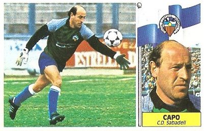 Liga 86-87. Capó (C.D. Sabadell). Ediciones Este.