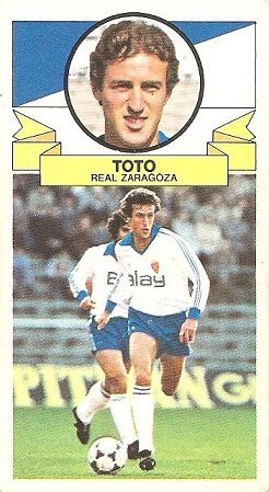 Liga 85-86. Toto (Real Zaragoza). Ediciones Este.