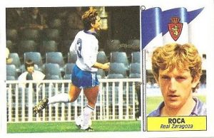 Liga 86-87. Roca (Real Zaragoza). Ediciones Este.
