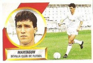 Liga 88-89. Martagón (Sevilla C.F.). Ediciones Este.