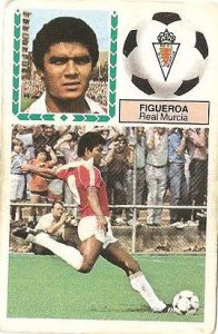 Liga 83-84. Figueroa (Real Murcia). Ediciones Este.