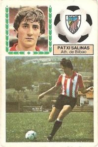 Liga 83-84. Patxi Salinas (Ath. Bilbao). Ediciones Este.