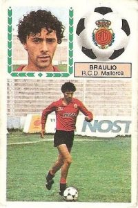 Liga 83-84. Braulio (R.C.D. Mallorca). Ediciones Este.