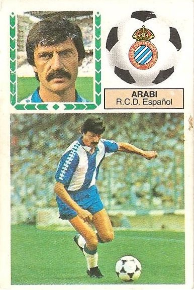Liga 83-84. Arabi (R.C.D. Español). Ediciones Este.