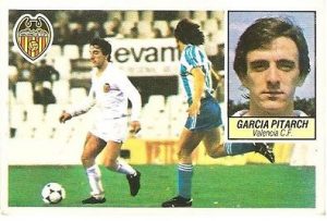 Liga 84-85. García Pitarch (Valencia CF). Ediciones Este.