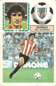 Liga 83-84. Noriega (Ath. Bilbao). Ediciones Este.