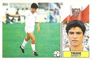 Liga 86-87. Tirado (Sevilla FC). Ediciones Este.