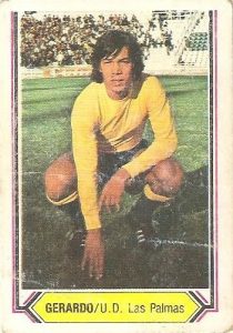 Liga 80-81. Gerardo (U.D. Las Palmas). Ediciones Este.