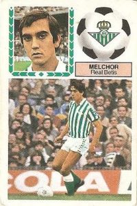 Liga 83-84. Melchor (Real Betis). Ediciones Este.