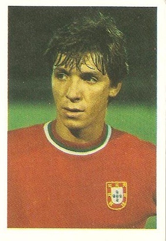 Eurocopa 1984. Fernando Gomes (Portugal) Editorial Fans Colección.