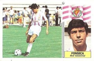 Liga 86-87. Fonseca (Real Valladolid). Ediciones Este.