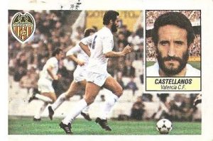 Liga 84-85. Castellanos (Valencia C.F.). Ediciones Este.