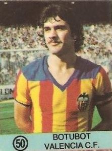 1983-84 Super Campeones. Botubot (Valencia C.F.). (Ediciones Gol)