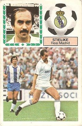 Liga 83-84. Stielike (Real Madrid). Ediciones Este.