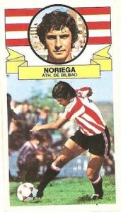 Liga 85-86. Noriega (Ath. Bilbao). Ediciones Este.