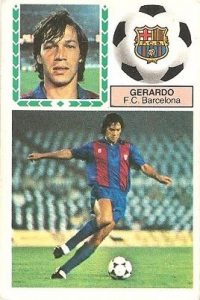 Liga 83-84. Gerardo (F.C. Barcelona). Ediciones Este.