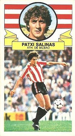 Liga 85-86. Patxi Salinas (Ath. Bilbao). Ediciones Este.