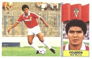 Liga 86-87. Figueroa (Real Murcia). Ediciones Este.