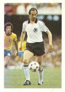 Eurocopa 1984. Stielike (Alemania Federal) Editorial Fans Colección.