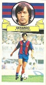 Liga 85-86. Gerardo (F.C. Barcelona). Ediciones Este.