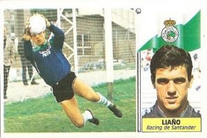 Liga 86-87. Liaño (Racing de Santander). Ediciones Este.