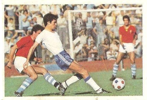 Liga 80-81. Pichi Alonso (Real Zaragoza) Futbolistas en Acción Nº 43. Ediciones Este.