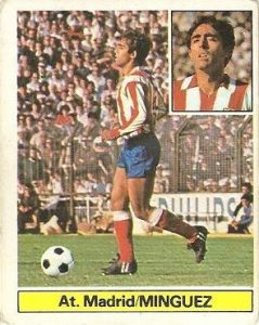 Liga 81-82. Mínguez (Atlético de Madrid). Ediciones Este.