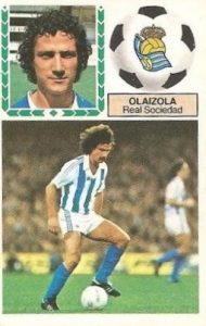 Liga 83-84. Olaizola (Real Sociedad). Ediciones Este.