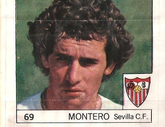 Super Cromos Los Mejores del Mundo (1981). Montero (Sevilla C.F.) Chicle Fútbol Boomer.