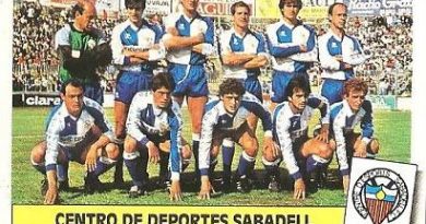 Liga 86-87. Alineación Centro de Deportes Sabadell (Centro de Deportes Sabadell). Ediciones Este.
