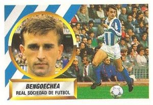 Liga 88-89. Bengoetxea (Real Sociedad). Ediciones Este.