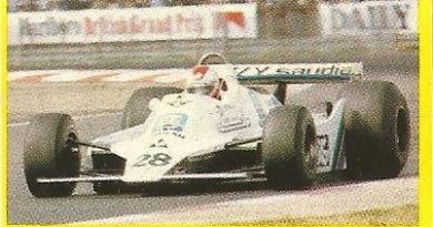 Grand Prix Ford 1982. Clay Regazzoni (Williams). (Editorial Danone).