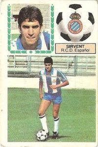 Liga 83-84. Sirvent (R.C.D. Español). Ediciones Este.