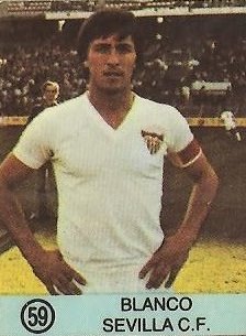 1983-84 Super Campeones. Blanco (Sevilla C.F.). Ediciones Gol.