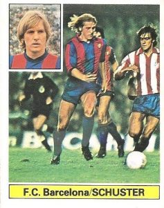 Liga 81-82. Schuster (F.C. Barcelona). Ediciones Este.