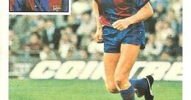 Liga 81-82. Simonsen (F.C. Barcelona). Ediciones Este.