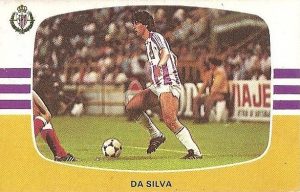 Liga 84-85. Da Silva (Real Valladolid). Cromos Cano.