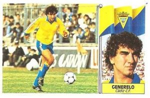 Liga 86-87. Generelo (Cádiz C.F.) Ediciones Este.