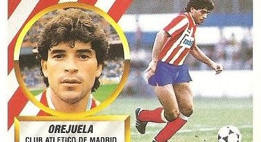 Liga 88-89. Orejuela (Atlético de Madrid). Ediciones Este.
