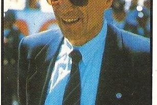 México 86. Enzo Bearzot (Itallia) Cromos Barna.