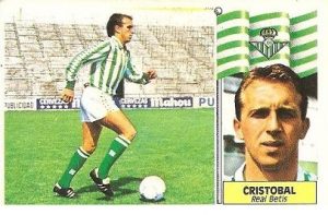 Liga 86-87. Cristobal (Real Betis). Ediciones Este.