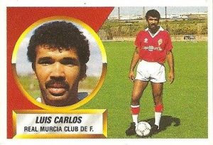 Liga 88-89. Luis Carlos (Real Murcia). Ediciones Este.
