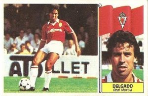 Liga 86-87. Delgado (Real Murcia). Ediciones Este.