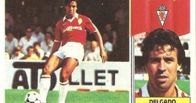 Liga 86-87. Delgado (Real Murcia). Ediciones Este.