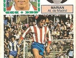 Liga 83-84. Marian (Atlético de Madrid). Ediciones Este.