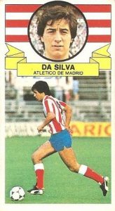 Liga 85-86. Fichaje Nº 34 Da Silva (Atlético de Madrid). Ediciones Este.