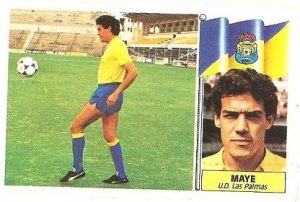 Liga 86-87. Maye (UD Las Palmas). Ediciones Este.