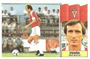 Liga 86-87. Vidaña (Real Murcia). Ediciones Este.