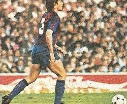 Liga 82-83. Migueli (F. C. Barcelona). Ediciones Este.