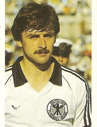 Eurocopa 1984. Allofs (Alemania Federal) Editorial Fans Colección.